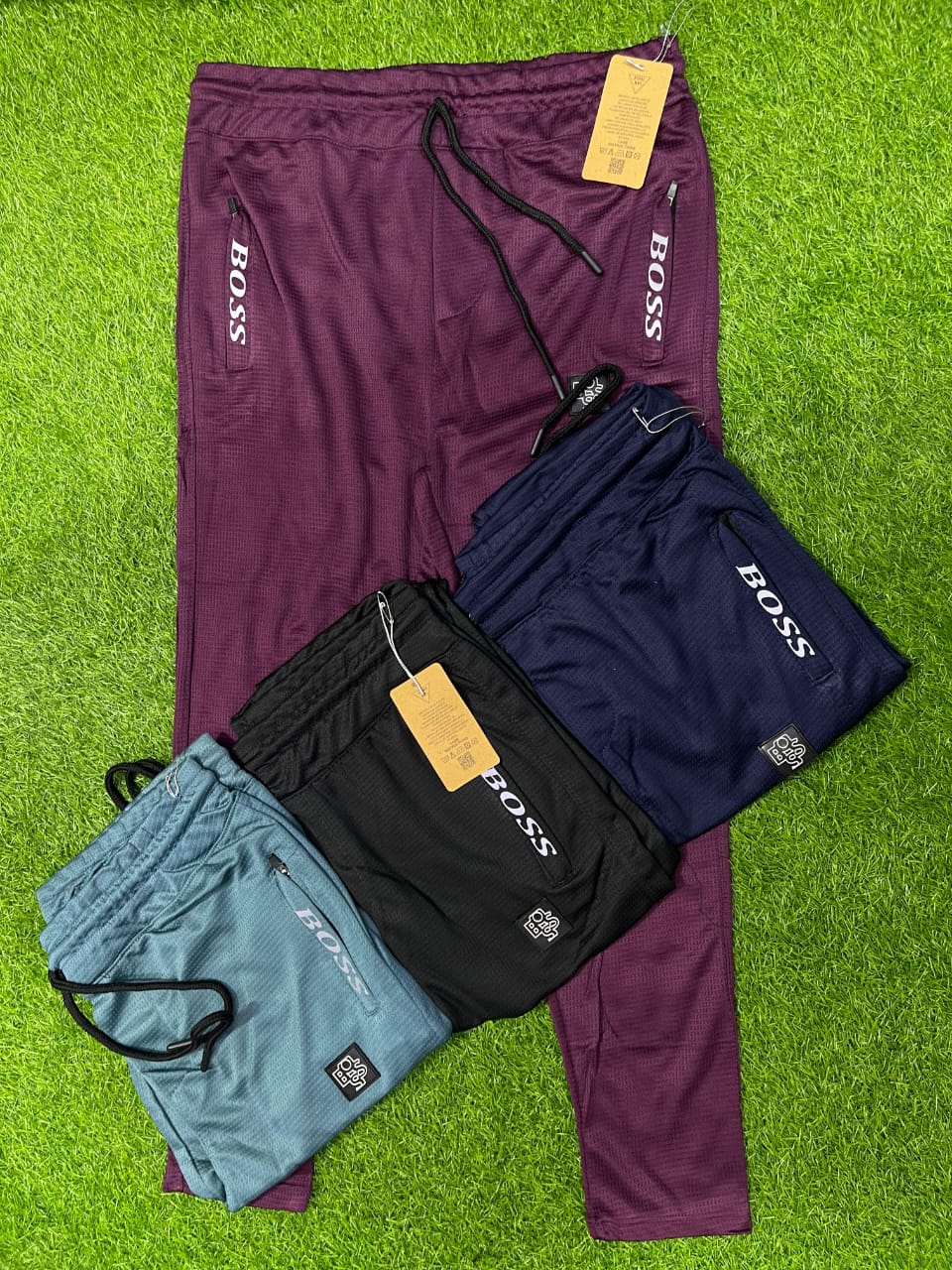 IMPORTED MASH TROUSER BOSS
