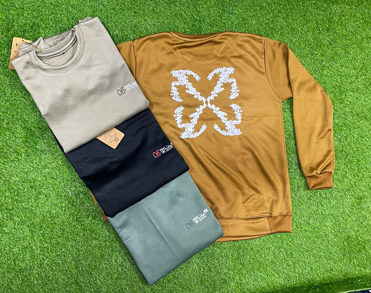 AMIRI & OFF WHITE PACK OF 2 SWEATSHIRT